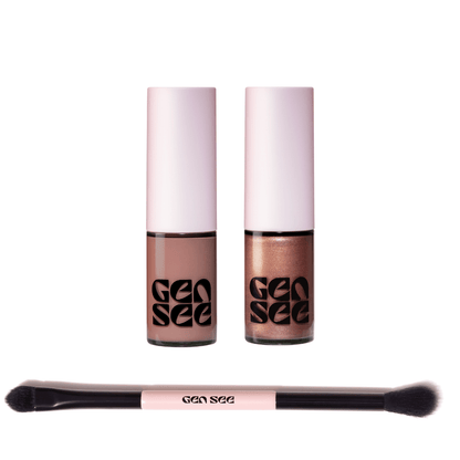 Eyeshadow Duo + Brush - Thumbnail Image: 1
