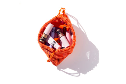 Organic Cotton Mesh Travel Bag